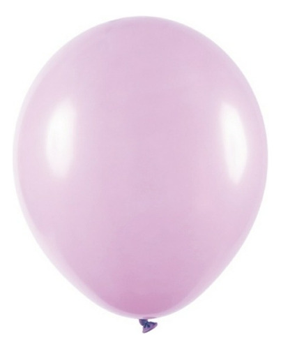 Balão Bexiga Redondo Candy Lilas N9 25 Unidades