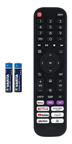 Control Remoto Hisense Smart Tv + Baterías