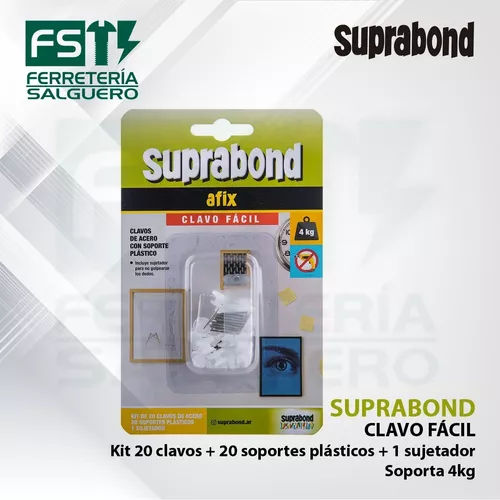 Cuelga Facil Para Colgar Cuadros X20u 4kg Acero Suprabond Fs