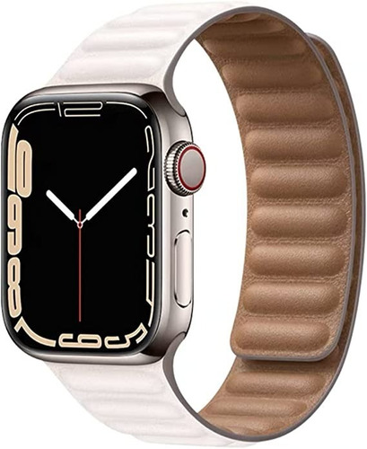 Correas Magnética Cuerina Para Apple Watch Todas Las Series