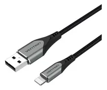 Comprar Vention Cable Lightning - USB a Lightning - Para iphone - Carga rapida 2.4A - 2 Metros - Certificado MFI Para productos Apple - Cargador y datos 480 Mbps - Para Macbook iphone Ipad Auriculares - LABHH