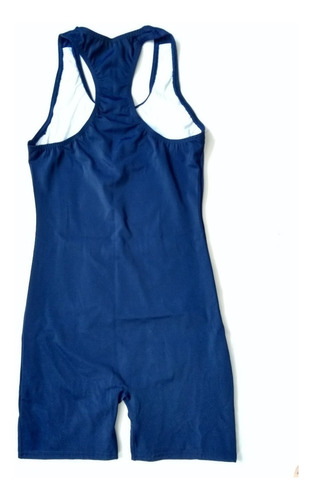 Traje De Baño Natacion Dama Unitalla 28-34 Compresion Azul A