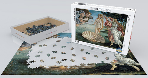 Nacimiento Venus Botticelli Rompecabezas 1000p Eurographics