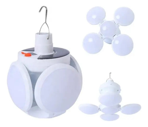 Lampara Recargable Solar Tipo Balón Con Control Remoto.
