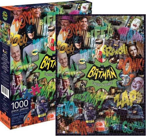 Acuario Batman 66 Collage 1000 Piezas Rompecabezas.