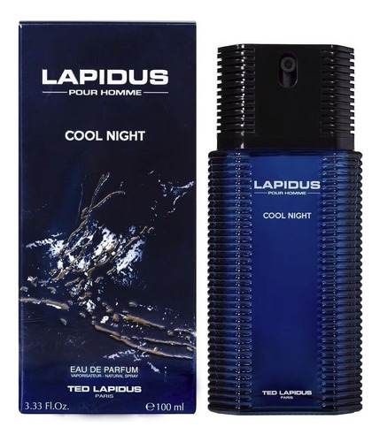 Perfume Ted Lapidus Pour Homme Cool Night Edp 100ml Hombre