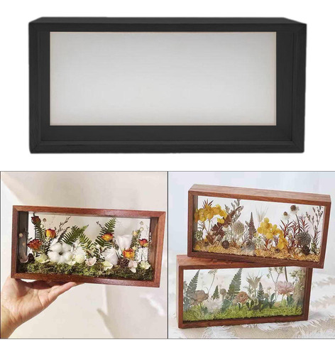 Caja De Almacenamiento Rectangular Con Marco De Fotos En