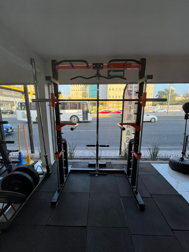 Aparato Smith Con Polea Alta Y Baja Multifuncional Gym