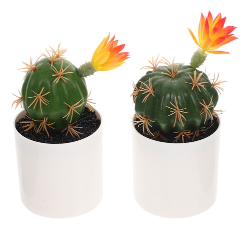 Mini Plantas De Simulación De Cactus Artificiales, 2 Unidade