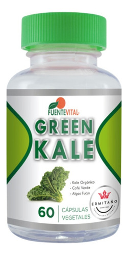 Green Kale + Cafe Verde + Algas Fucus Fv 60 Caps 1x60 480mg.
