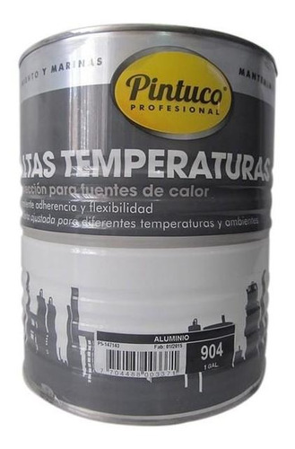 Esmalte Aluminio Alta Temperatura Ref904