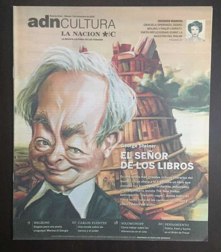 George Steiner. Revista Adncultura # 117