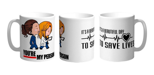 Taza De Ceramica Greys Anatomy You´re My Person #02