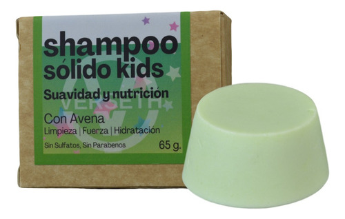 Shampoo Sólido Verseth Niños Limpieza Nutricion Vitaminas