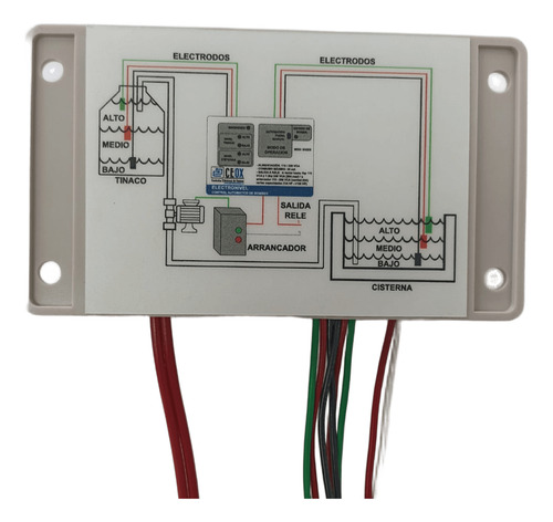 Controlador Automatico De Bombeo (cisterna-tinaco) 110-220v