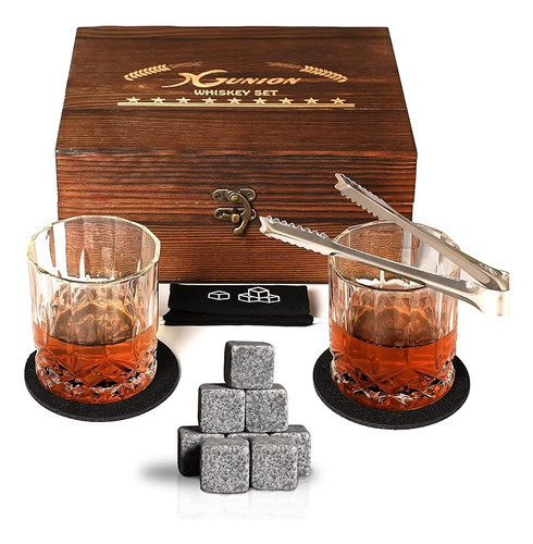 Juego Regalo Piedras Whisky Para Hombres Papa Dia Del Padre