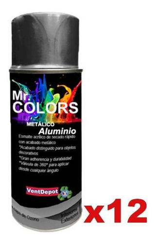 Esmalte De Aluminio Economico, Mxalu-003, Color Metálico, R