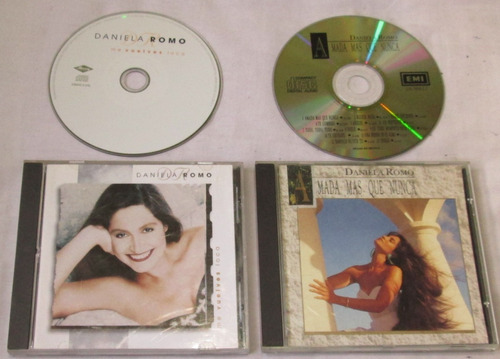 Lote De 2 Discos Cd. Daniela Romo. Me Vuelves Loca, Amada