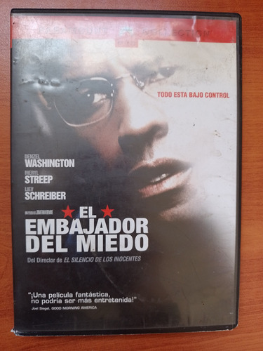 El Embajador Del Miedo Denzel Washington Dvd La Plata