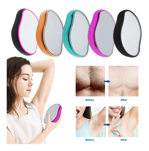 Imagen 2 de 2 de Depiladora Magica Manual Unisex Magic Glass Epilator Crsital
