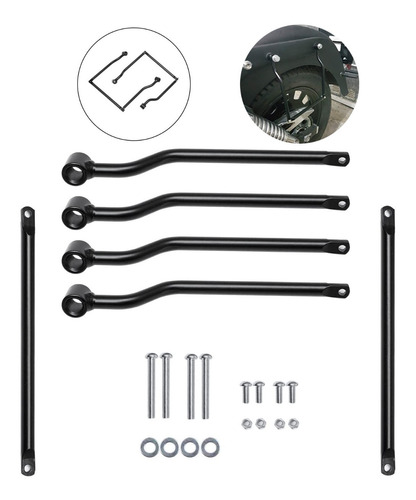 Soportes Alforjas Moto Universal Para Harley Yamaha Maletas