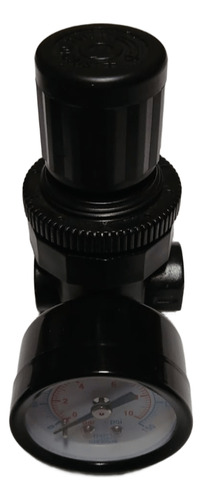 Regulador De Presión C/manómetro Neumático 1/4'' Mini