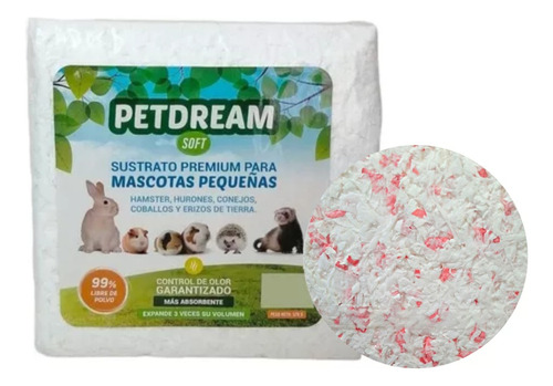 Sustrato Pets Dream Soft 570g Rosa