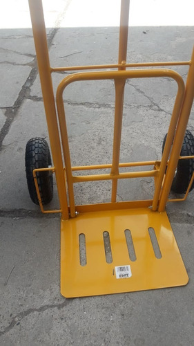 Imagen 5 de 6 de Zorra Carro Con Rueda Neumatica Carga 200 Kg Fmt Transportar
