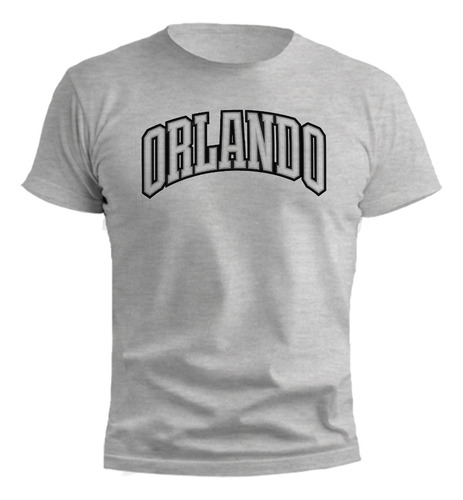 Remera Orlando Equipo Deporte Gris Melange