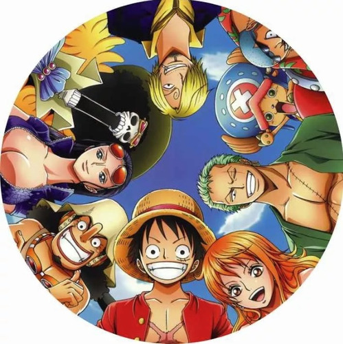 Kit 60 Adesivos One Piece 3cm