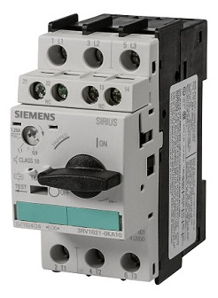 Guardamotor 3rv Siemens De 0.9-1.25a 3p Modelo 3rv1021-0ka10