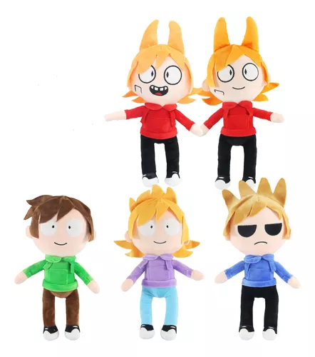 Muñeca De Peluche Eddsworld Edd Tord Matt Tom, 4 Piezas