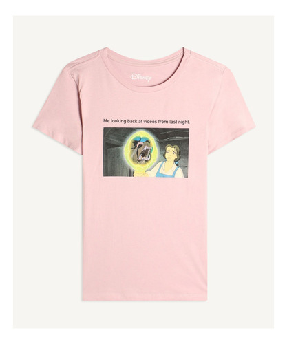 Camiseta Mujer M/c Rosa Seven Algodón 28094944-217