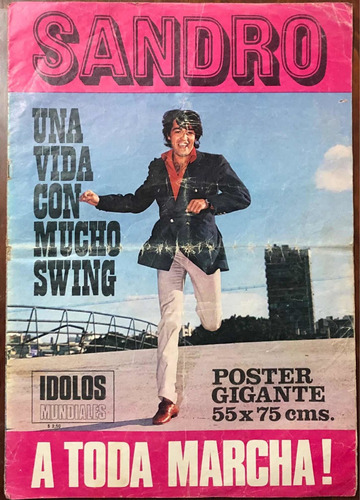 Revista Ídolos Mundiales Nro. 7 Sandro Año 1971 De Colección