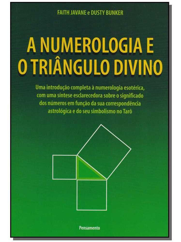 Numerologia E O Triangulo Divino,a