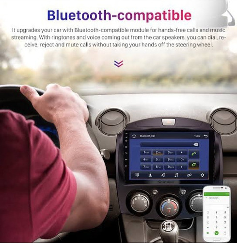 . Estéreo De Pantalla Android Mazda 2 2007-2014