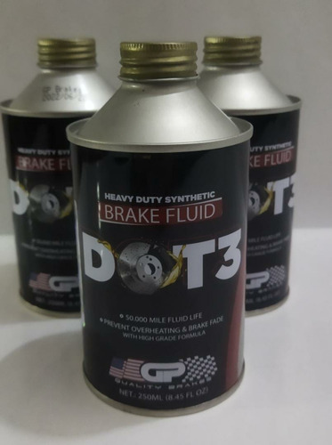 Liga De Freno Dot3/dot4 Marca Gp 250ml