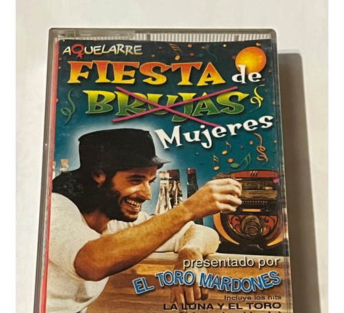 Cassette Música Teleserie Aquelarre Fiesta De Mujeres