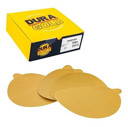 50 Lijas Orbital Adhesivas Dura-gold 15cm Grano 180