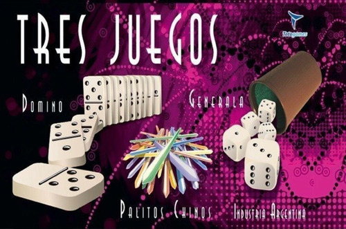 Juego De Mesa Tres Juegos Totogames Domino Generala 2032