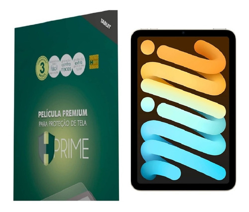 Película Premium Hprime iPad Mini 6 Invisivel Ou Fosca Pet