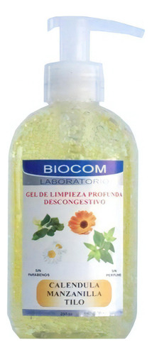 Gel de Limpieza Profunda Descongestivo Biocom para todo tipo de piel de 250mL