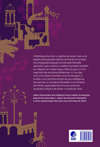 Livro Das Mil E Uma Noites Anônimo 1a Edição Capa Mole Volume 4 2018 Português Editora Biblioteca Azul