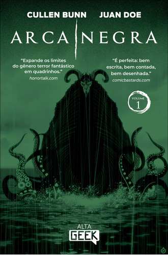 Arca Negra - vol. 1, de Juan Cullen; Doe. Editora ALTA GEEK - ALTA BOOKS, capa mole em português