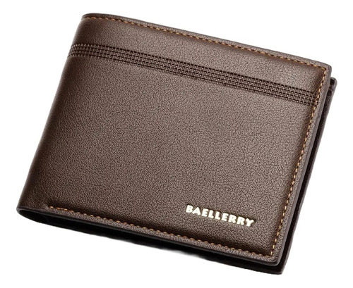 Billetera Cuero Cartera Hombre Tarjetero Caballero Baellery