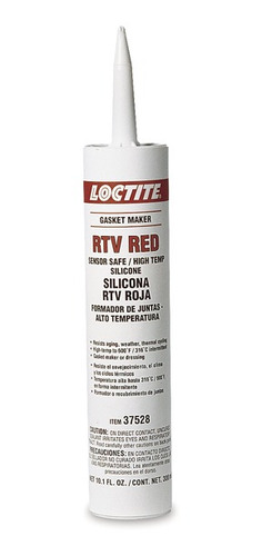 Silicona Loctite Rtv Roja Alta Temperatura 300 Ml 