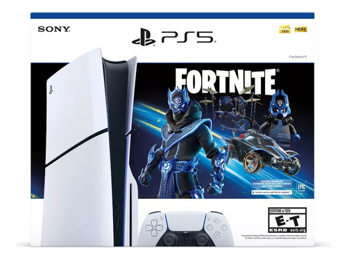 Consola Playstation 5 Slim 1tb Edición Disco Bundle Fortnite