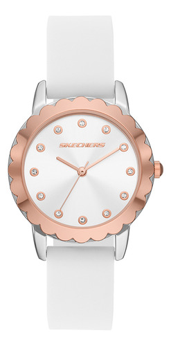 Reloj Mujer Skechers Anaheim Color de la correa Blanco