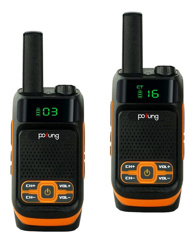Radio Frs Canal Largo Alcance Walkie Talkie Recargable
