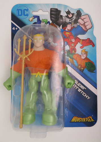 Monster Flex Super Stretchy Aquaman 15cm Dc 57819